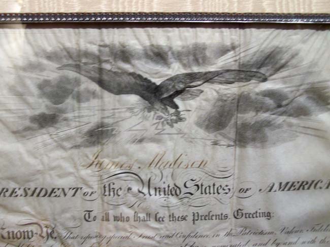 A Rare War of 1812 Naval Commission signed by President JAMES MADISON appointing David Deacon as Master Commandant on Dec. 10, 1814. — image 4